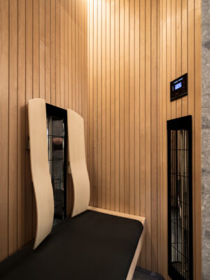Lavtemperatur infrarød sauna